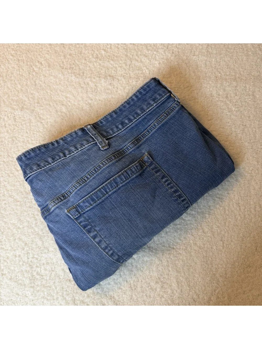 Torrid Mid Rise Mid Short Size 24 Vintage Stretch Denim Cuffed Jean Shorts
